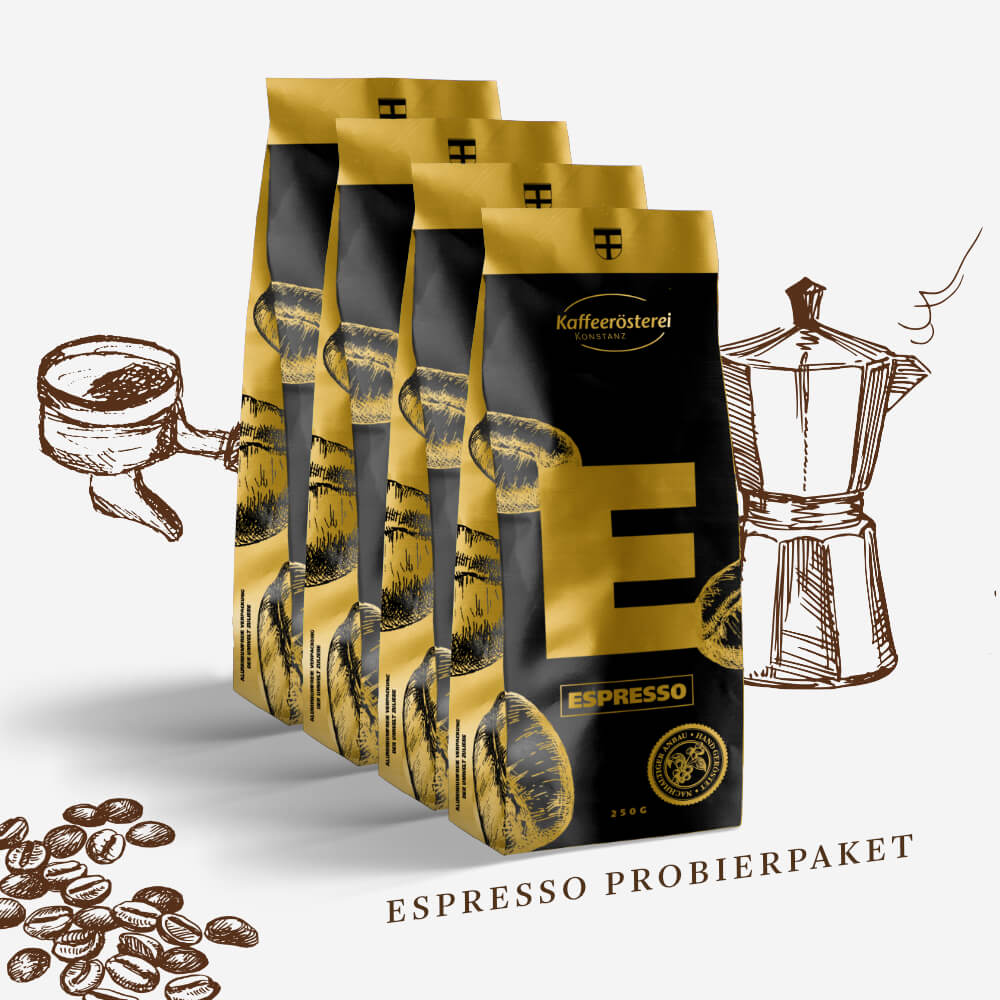 Kaffee Probierpaket 4x250g