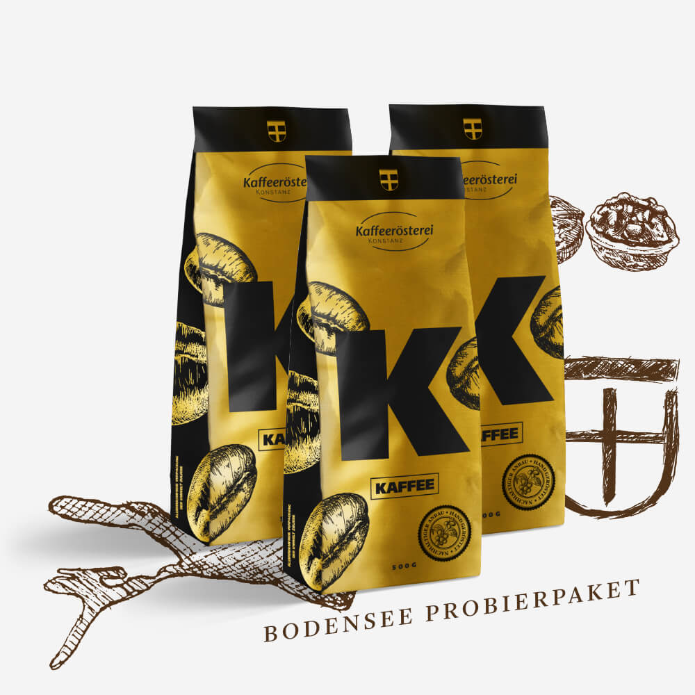 Bodensee Probierpaket 3x500g Kaffee